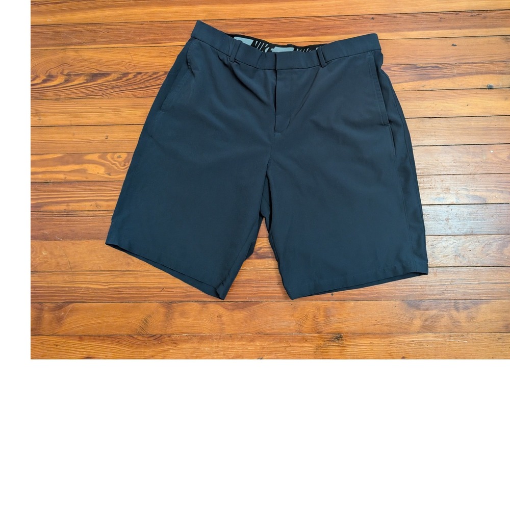 Nike Men's Golf Shorts Black Pro Dri-FIT Flat Front Athletic Fit Size 34